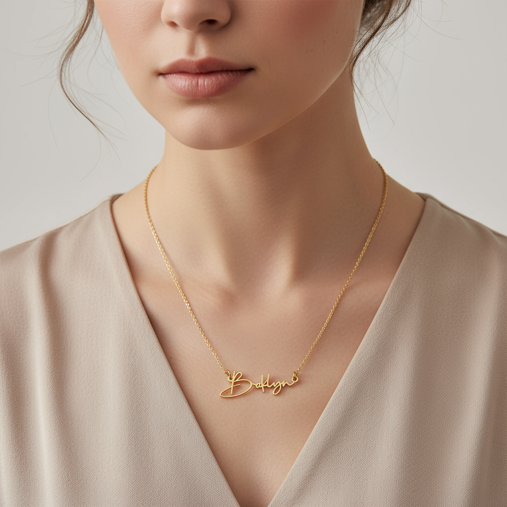 Gold Name Necklace