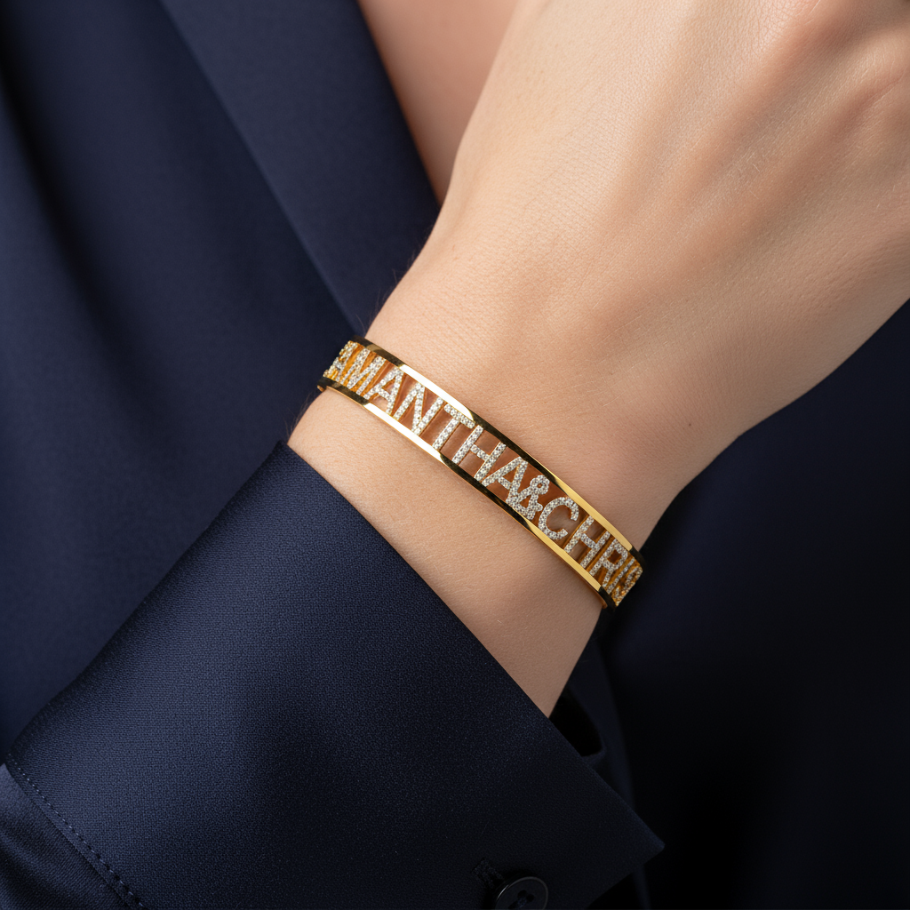 Gold Bangle Bracelet