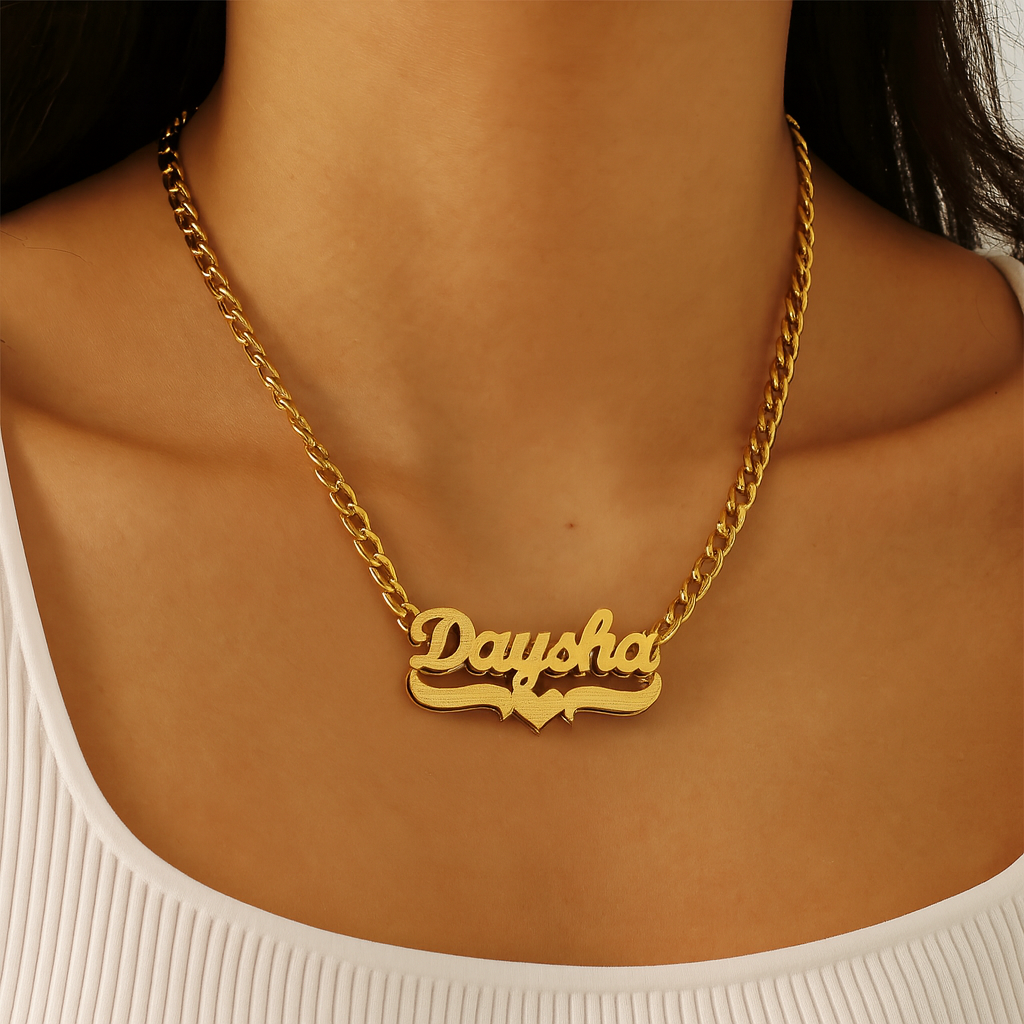 Name Necklace And Bracelet Set