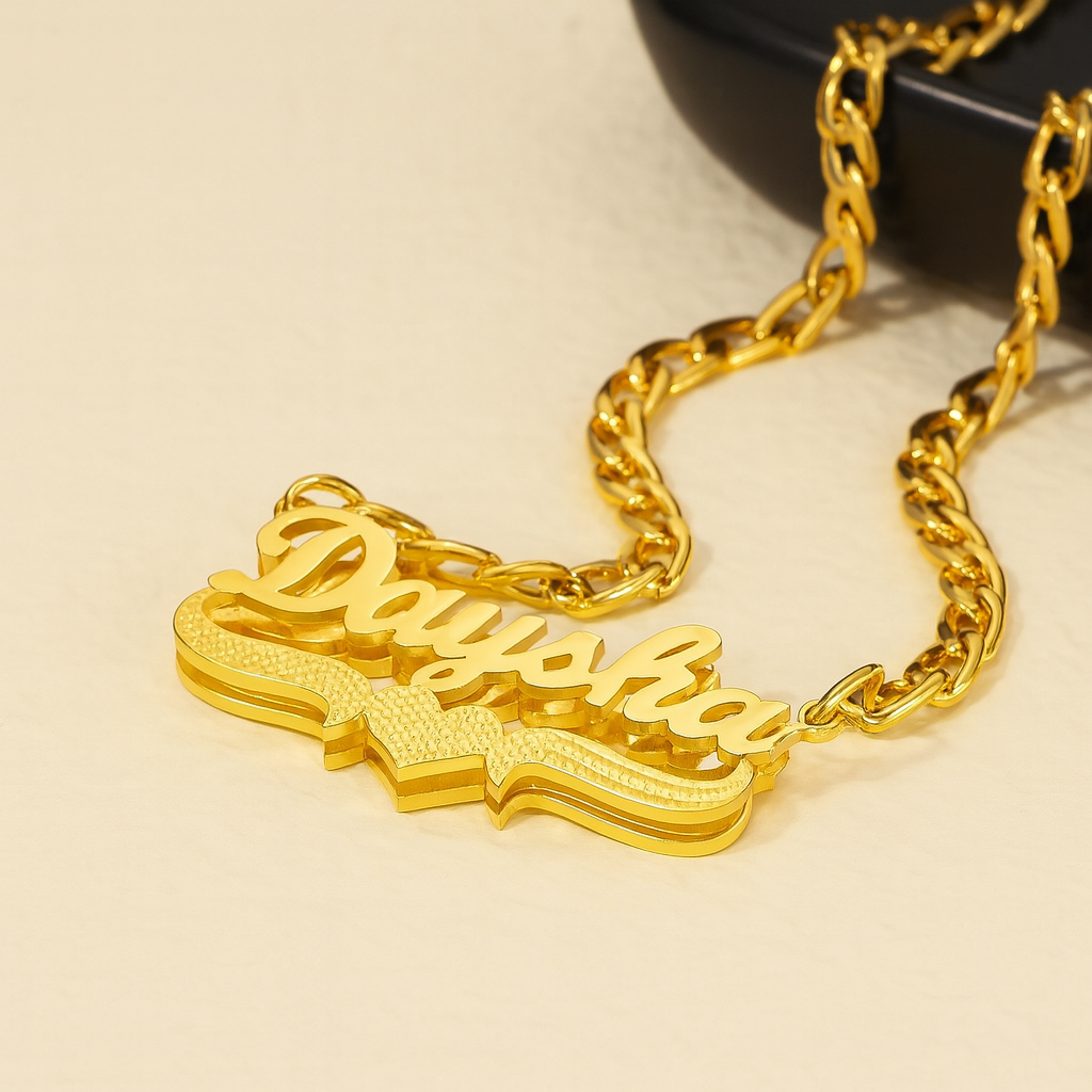 Name Necklace And Bracelet Set