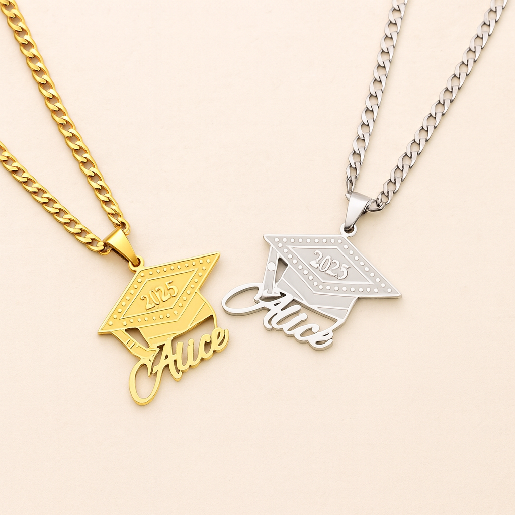 Graduation Name Necklace