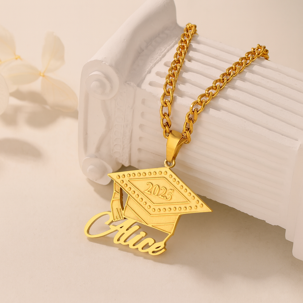 Graduation Name Necklace