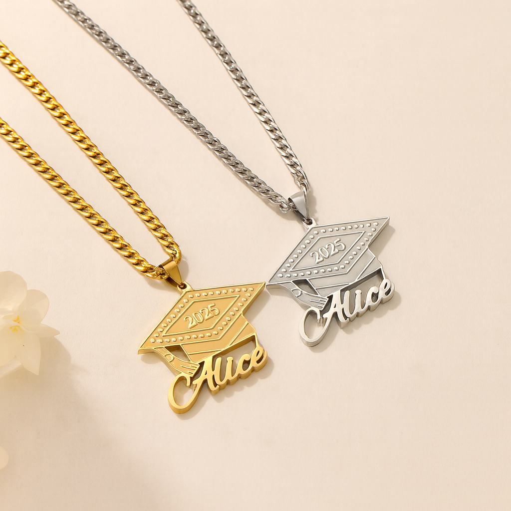 Graduation Name Necklace